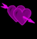pink emo heart