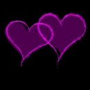 neon pink emo hearts