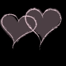 Light Pink emo Hearts
