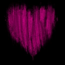 pink emo heart