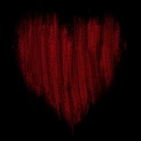 red emo heart