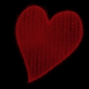 red emo heart