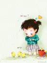 BABY WITH LIL CHICKS