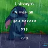 i thought.....