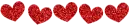 red hearts