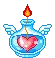 Angel Heart Candle