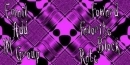 Purple & Black Contact Table