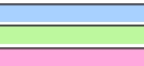 light blue n green n pink