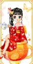 mandarine tea doll