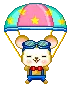 Mouse Parachuting