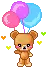 Colorful Balloon Bear