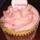 cute pink cuppy cake to darling