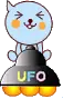 blue thingi on a ufo