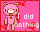 I did nothing