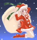 Happy Santa Girl