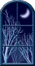 blue window