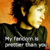 Gackt has pretty fans.