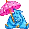 pink umbrella