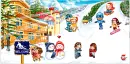 doll scene - snow school!