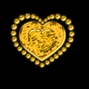 gold heart
