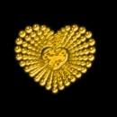 gold heart