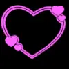 cute pink blinking heart