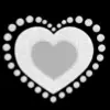 red blinking heart