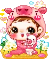 Chibi lil piggy kid!