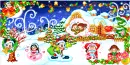 Snow village