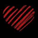 red emo heart