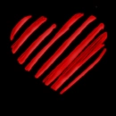 red emo heart