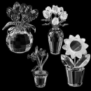 crystal flowers
