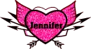 Jennifer - Heart w/ Wings