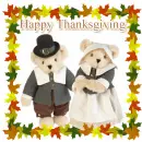 pilgrim bears thanksgiving