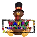 blow up lawn turkey thanksgiving