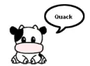 Cow goes Quack