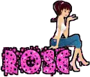 rose sexy brunette