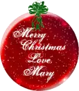 merry christmas love mary
