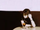 Gackt having a glass of Wine.