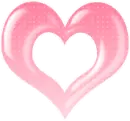 heart light pink