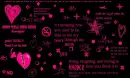 Black and Pink