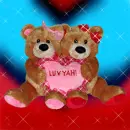 Bear's in a heart