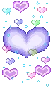 colorful hearts