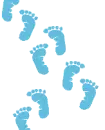 boy foot prints