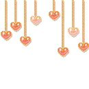 hanging hearts