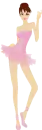 pinky ballerina