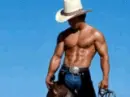 Shirtless Cowboy.