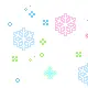 falling flakes