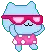 chibi cool cat