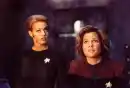 captain janeway and 7of 9